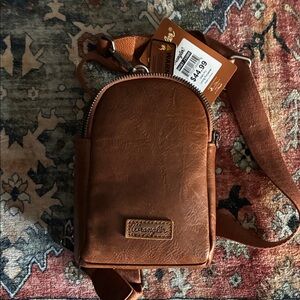 Wrangler Brown Crossbody Bag for women